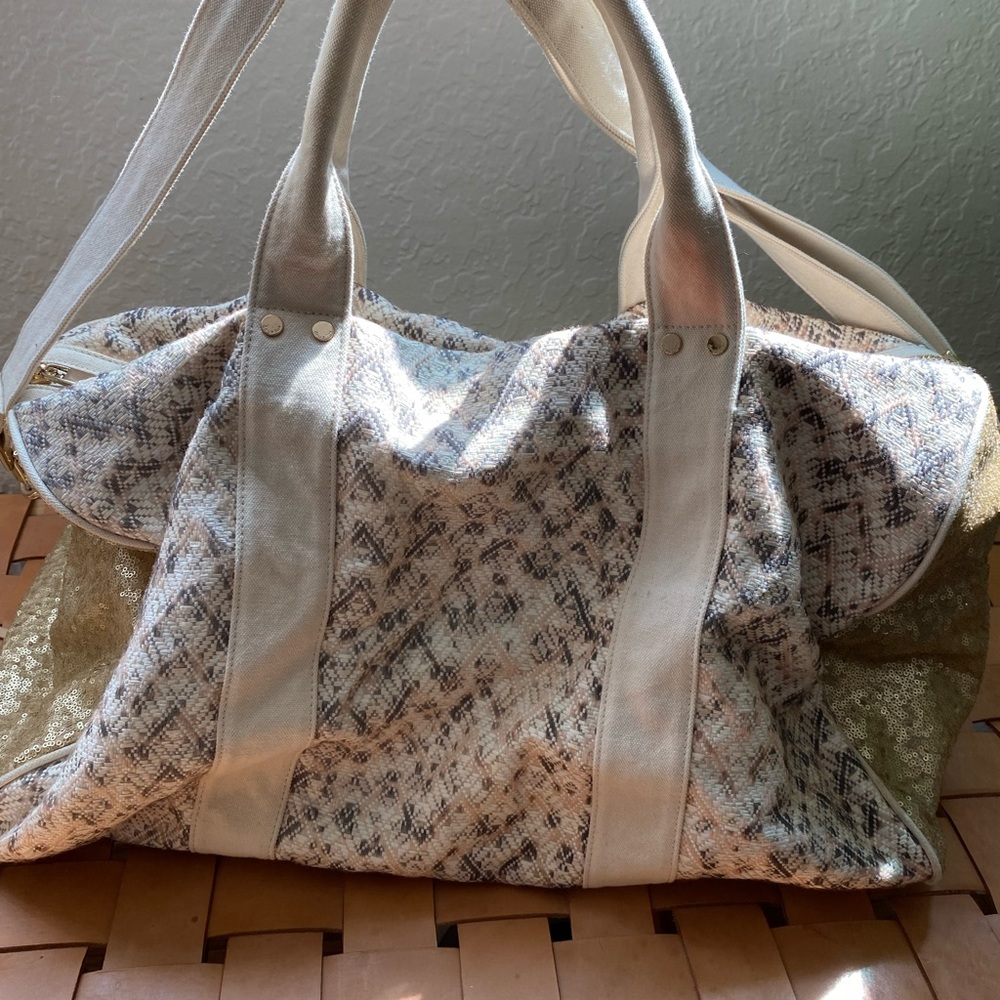 Deux Lux Anthropologie weekender bag
